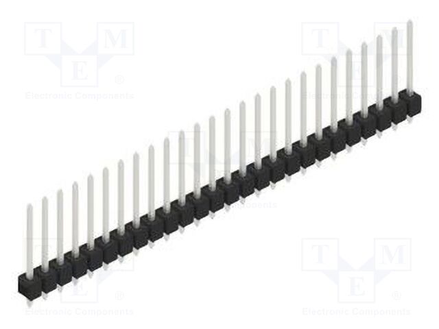 Connector: pin strips; pin header; male; PIN: 26; 2.54mm; THT; 1x26