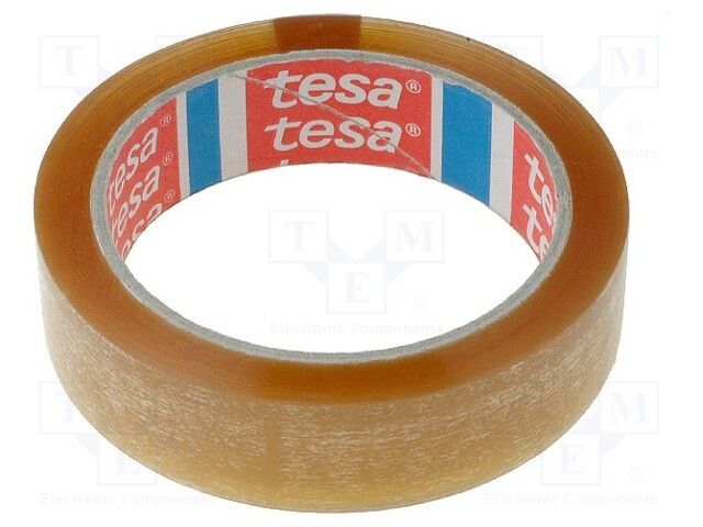 Packing tapes; L: 66m; Width: 25mm; Thick: 47.5um; synthetic rubber