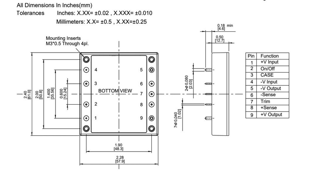 Converter: DC/DC; 150W; Uin: 66÷160V; 24VDC; Iout: 6.5A; 90g; 200kHz