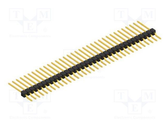Connector: pin strips; pin header; male; PIN: 34; 2.54mm; SMT; 1x34