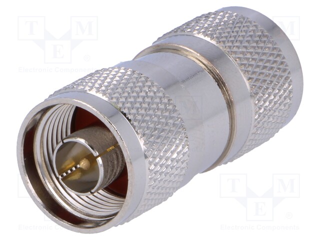 Coupler; N plug,both sides; straight