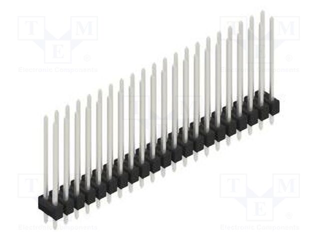 Connector: pin strips; pin header; male; PIN: 42; 2.54mm; THT; 2x21