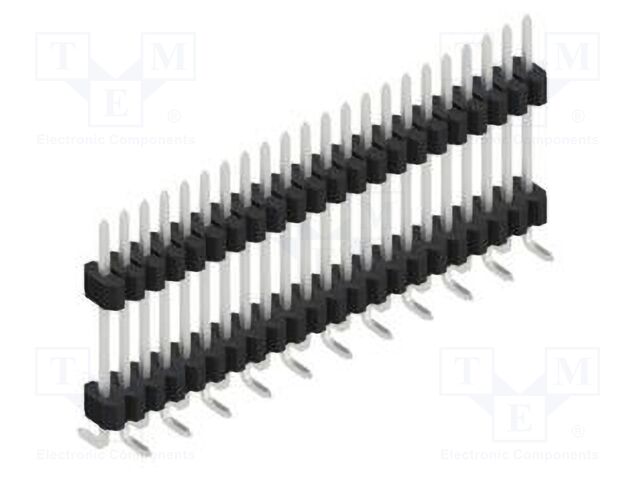 Connector: pin strips; pin header; male; PIN: 22; 1.27mm; SMT; 1x22