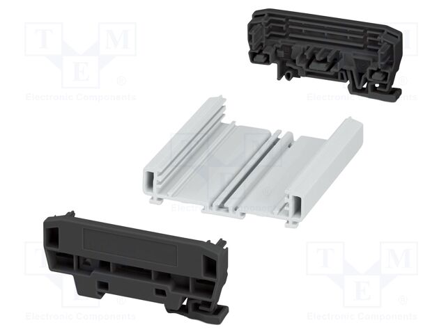 Enclosure: for DIN rail mounting; Y: 92.3mm; X: 103.8mm; Z: 39.45mm