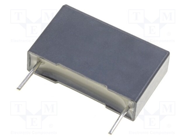 Capacitor: polypropylene; X2; 220nF; 15mm; ±10%; 18x7.5x13.5mm