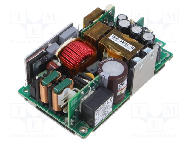 Power supply: switched-mode; open; 550W; 48VDC; RACM
