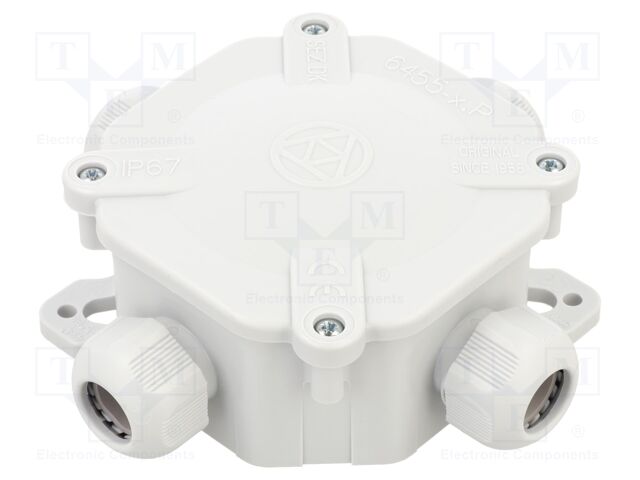Enclosure: junction box; X: 125mm; Y: 45mm; Z: 125mm; wall mount