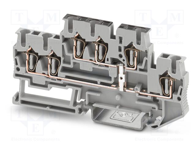 Splice terminal: rail; ST; PA; terminals: 6; W: 5.2mm; H: 91.5mm
