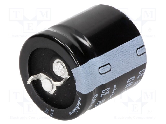 Capacitor: electrolytic; SNAP-IN; 330uF; 400VDC; Ø30x35mm; ±20%