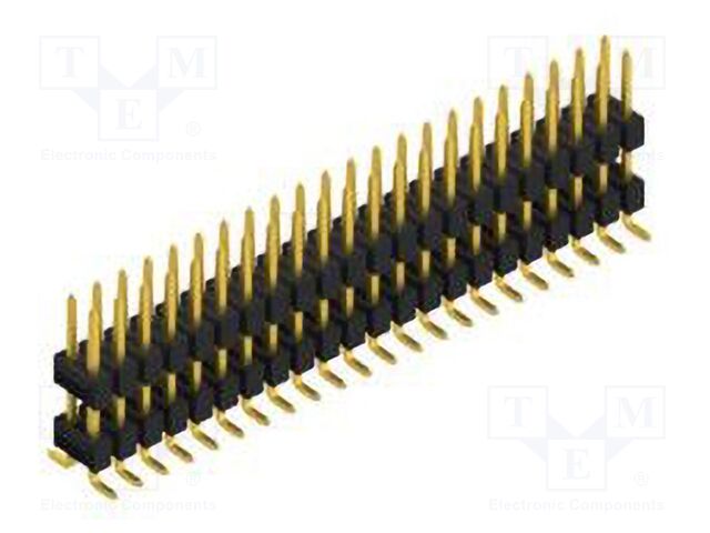Connector: pin strips; pin header; male; PIN: 44; 2.54mm; SMT; 2x22
