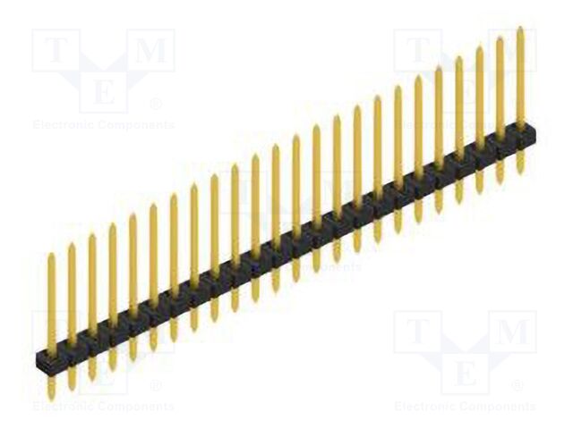 Connector: pin strips; pin header; male; PIN: 24; 2mm; THT; 1x24