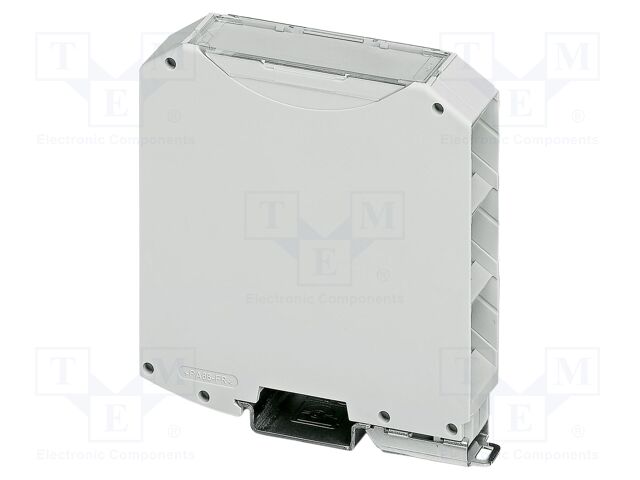 Housing half; left; black; UL94V-0; ME MAX 3-3; PA; X: 6.3mm; Y: 85mm