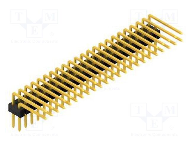 Connector: pin strips; pin header; male; PIN: 46; 2.54mm; THT; 2x23