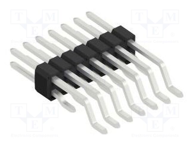 Connector: pin strips; pin header; male; PIN: 14; 1.27mm; SMT; 2x7