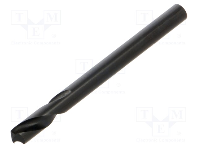 Drill bit; for metal; Ø: 4.9mm; L: 62mm; bulk,industrial; HSS SUPER