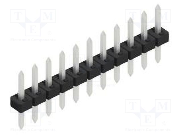 Connector: pin strips; pin header; male; PIN: 11; 2mm; THT; 1x11