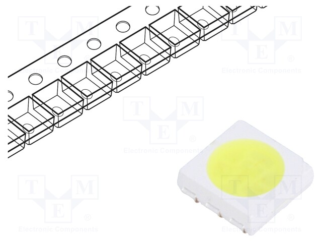 LED; SMD; 5050; white cold; 18(typ)lm; 8500÷9500mcd; 5000-6000K