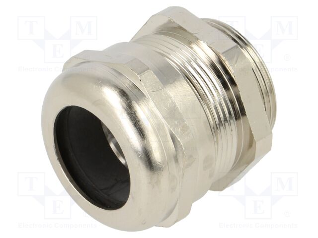Cable gland; M32; Mat: brass; Body plating: nickel