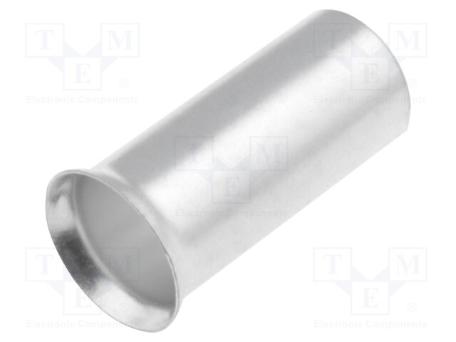 Bootlace ferrule; non-insulated; copper; 25mm2; 18mm; tinned