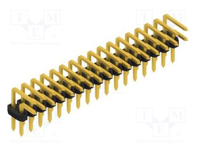 Connector: pin strips; pin header; male; PIN: 34; 2mm; THT; 2x17