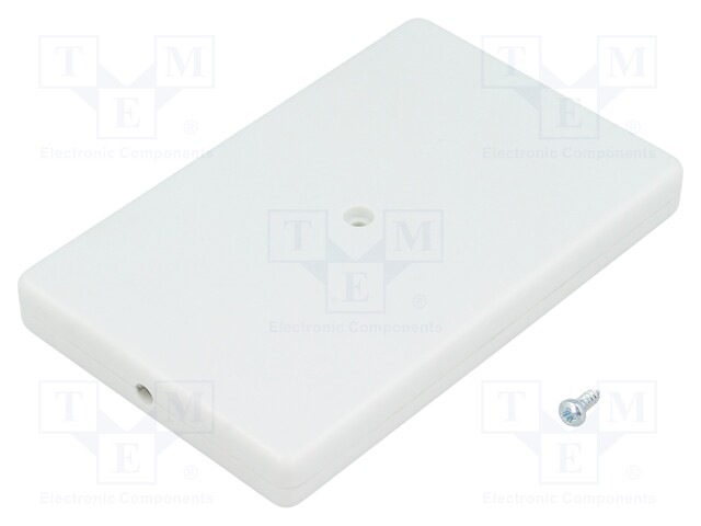 Enclosure: multipurpose; X: 54mm; Y: 85mm; Z: 10mm; ABS; light grey