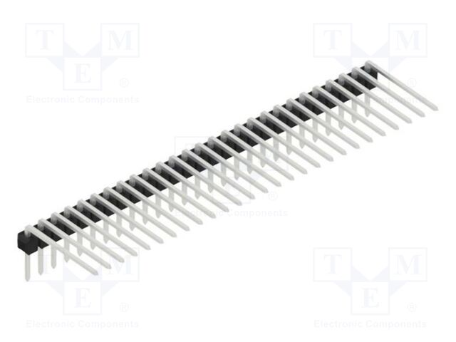 Connector: pin strips; pin header; male; PIN: 27; 2.54mm; THT; 1x27
