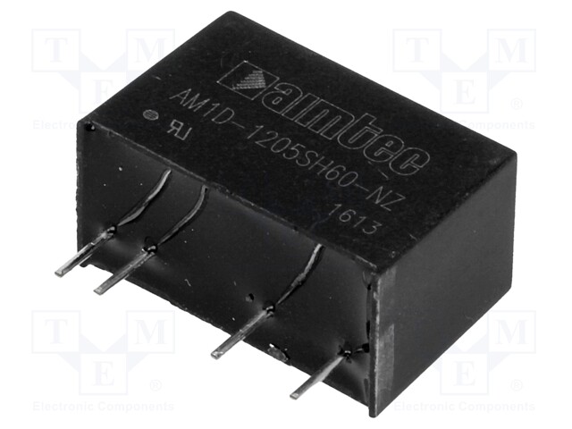 Converter: DC/DC; 1W; Uin: 10.8÷13.2V; 5VDC; Iout: 200mA; SIP7; 2.3g