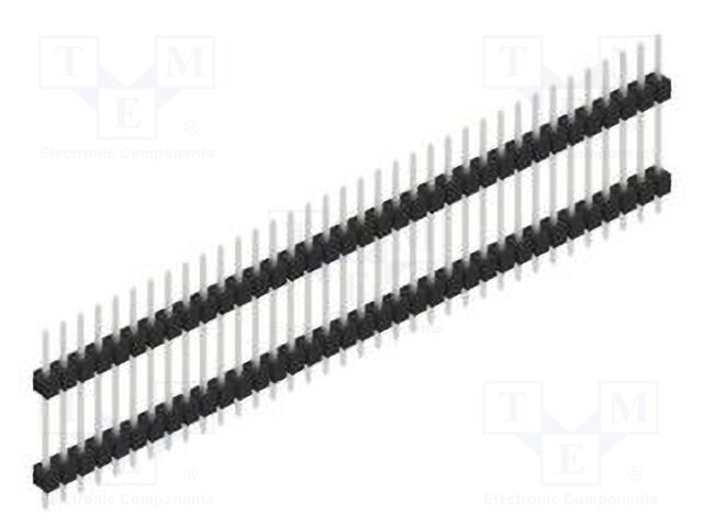 Connector: pin strips; pin header; male; PIN: 36; 2.54mm; THT; 1x36