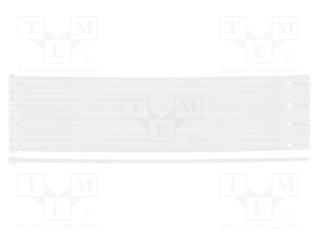 Cable tie; L: 370mm; W: 4.8mm; natural; 50pcs; EXTREME