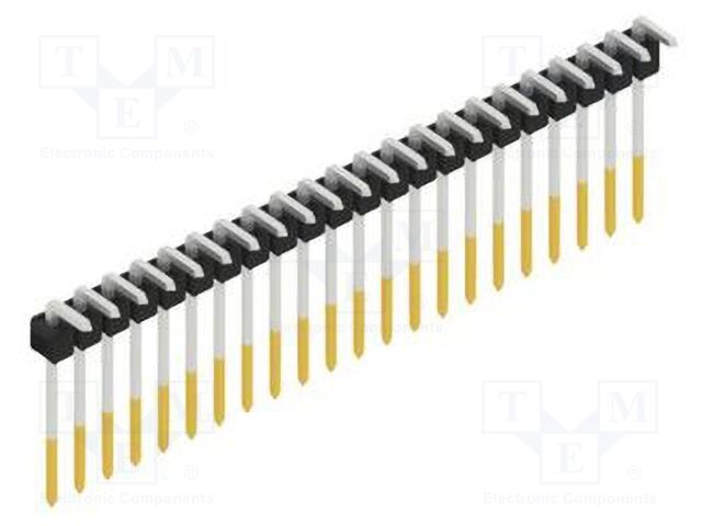 Connector: pin strips; pin header; male; PIN: 22; 2.54mm; THT; 1x22