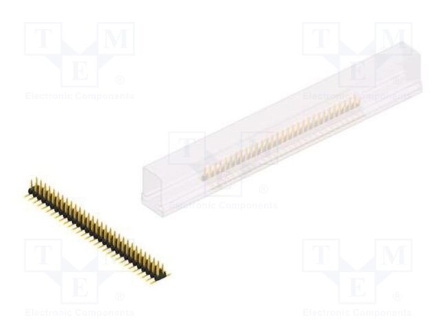 Connector: pin strips; pin header; male; PIN: 60; 2mm; SMT; 2x30