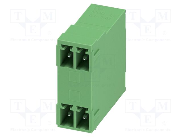 PCB headers, nominal cross section: 1.5 mm?, color: green, n