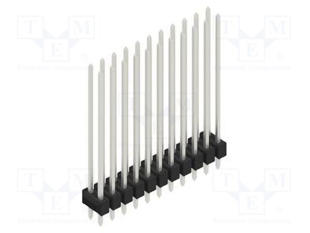 Connector: pin strips; pin header; male; PIN: 22; 2.54mm; THT; 2x11