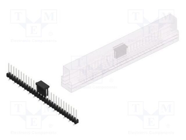 Connector: pin strips; pin header; male; PIN: 28; 2.54mm; SMT; 1x28