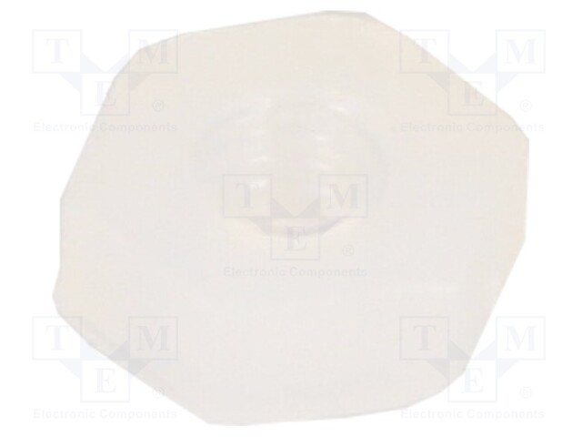 Nut; hexagonal; M2,5; 0.45; polyamide; 5mm