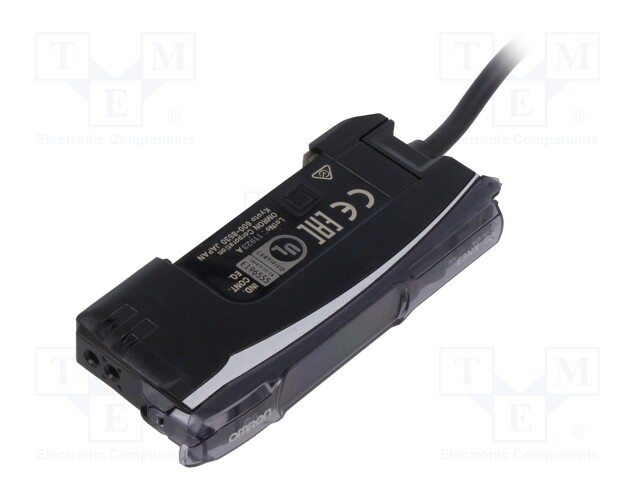 Sensor: optical fiber amplifier; PNP; Connection: lead 2m; 100mA