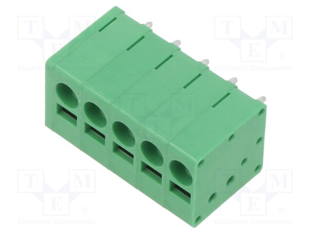 PCB terminal block; Contacts ph: 5mm; ways: 5; straight; terminal