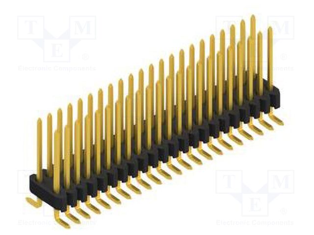 Connector: pin strips; pin header; male; PIN: 44; 1.27mm; SMT; 2x22