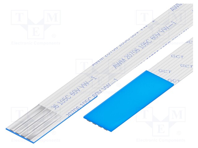 FFC cable; Cores: 4; Cable ph: 1mm; L: 101mm; 60V; Plating: tinned; 1A