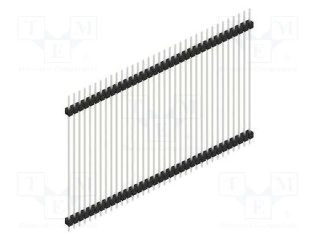 Connector: pin strips; pin header; male; PIN: 35; 2.54mm; THT; 1x35