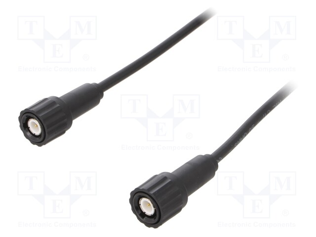 Test lead; 3A; BNC male plug- BNC male plug; Urated: 150V; Len: 1m