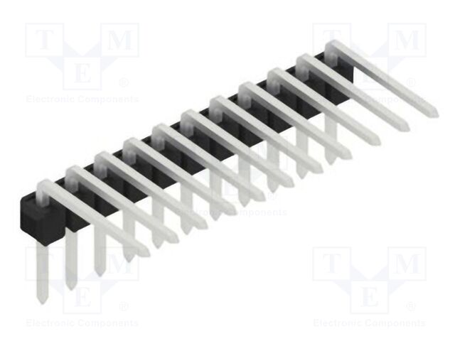 Connector: pin strips; pin header; male; PIN: 11; 2.54mm; THT; 1x11