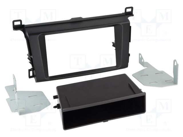 Radio frame; Toyota; 2 DIN; black