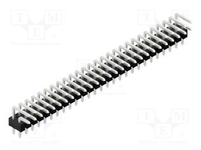 Connector: pin strips; pin header; male; PIN: 54; 2.54mm; THT; 2x27