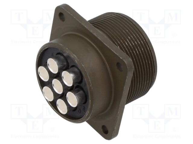 Connector: circular; Series: DS/MS; socket; male; PIN: 7; soldering