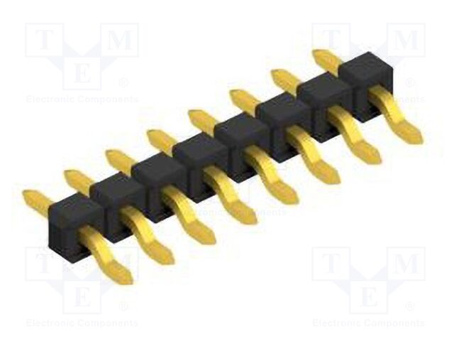 Connector: pin strips; pin header; male; PIN: 8; 2.54mm; SMT; 1x8