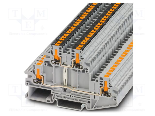 Splice terminal: rail; PTV; PA; L: 56mm; ways: 2; terminals: 4