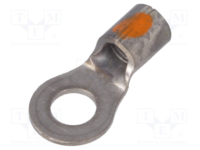 Ring terminal; M4,5; 2.62÷6.64mm2; crimped; for cable; unplated