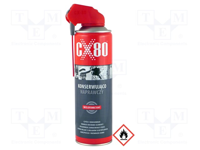 Grease; spray; can; 500ml; 1.7mm2/s