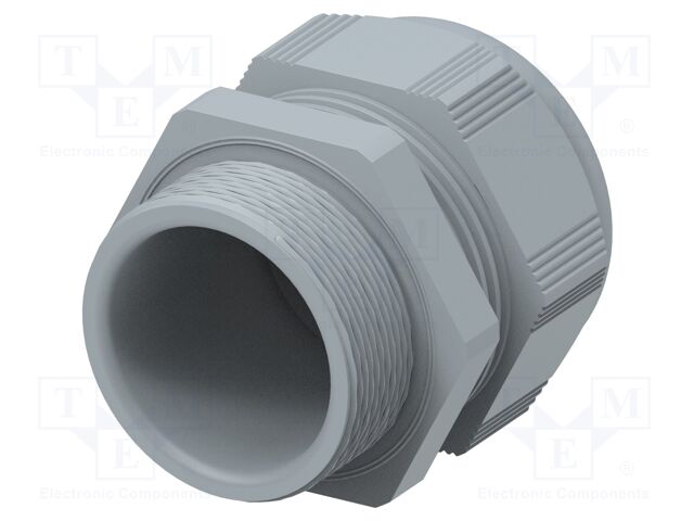 Cable gland; without nut; M50; 1.5; IP68; Mat: polyamide; grey